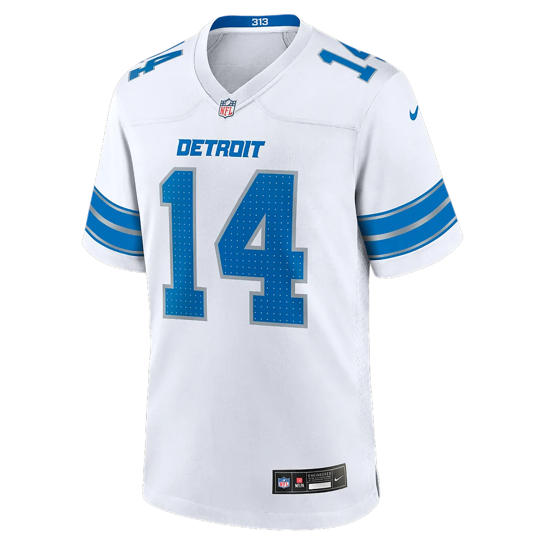 Zennovawear Amon-Ra St. Brown Detroit Lions Game Jersey - White