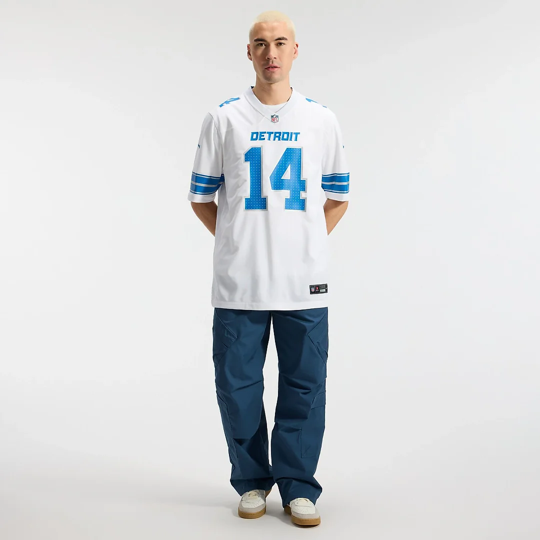 Zennovawear Amon-Ra St. Brown Detroit Lions Game Jersey - White