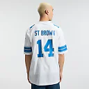Zennovawear Amon-Ra St. Brown Detroit Lions Game Jersey - White