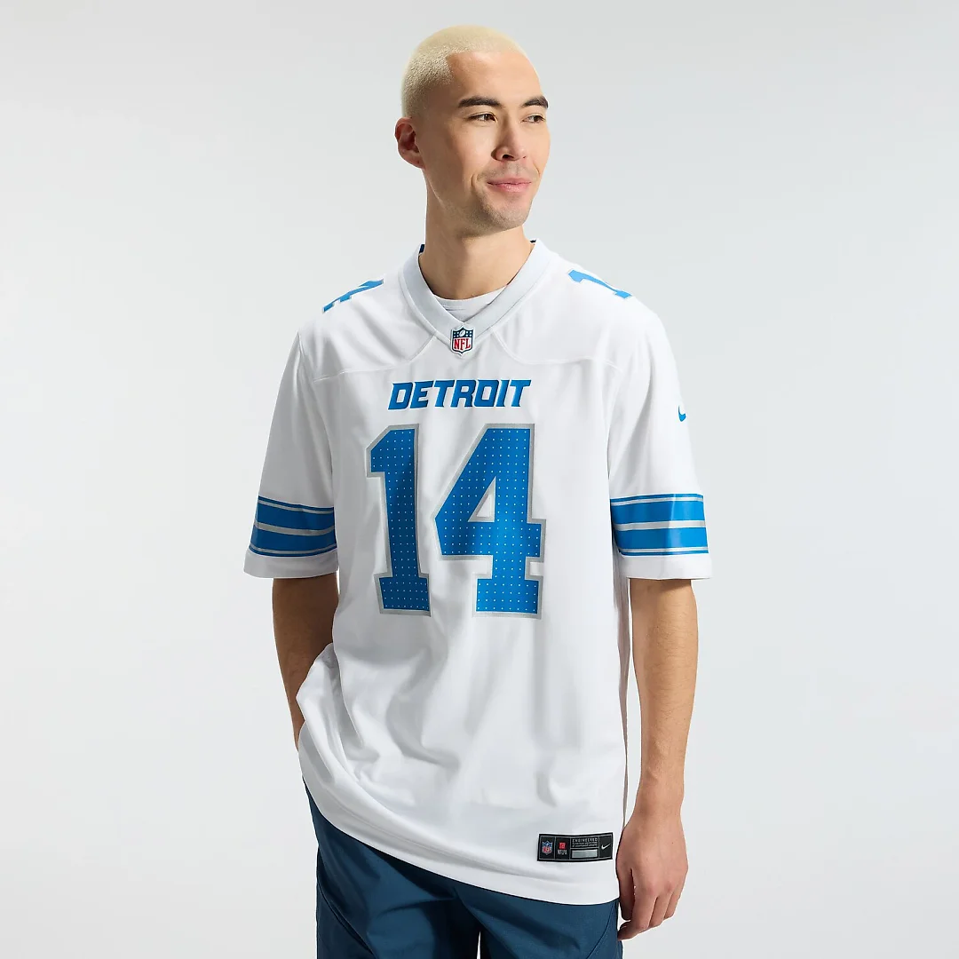 Zennovawear Amon-Ra St. Brown Detroit Lions Game Jersey - White
