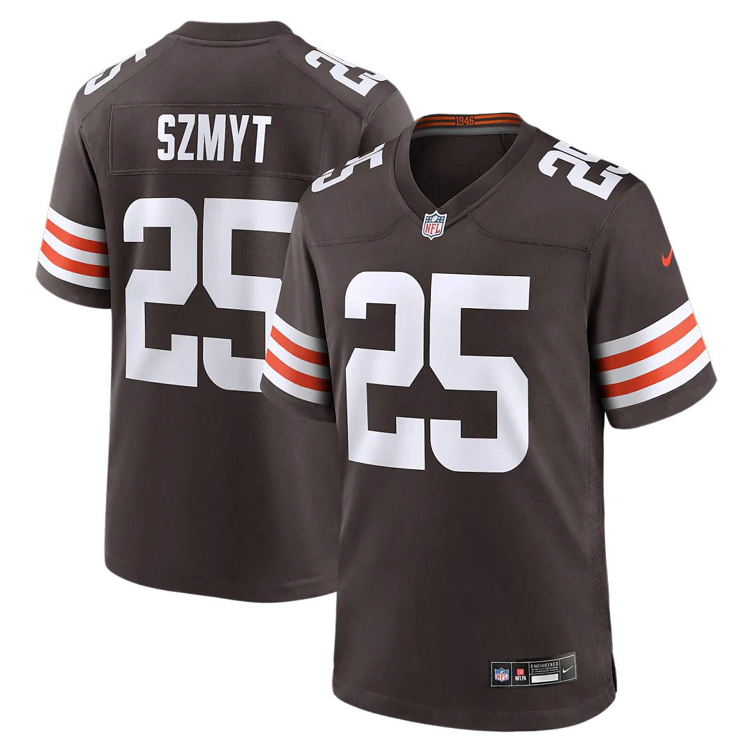 Zennovawear Andre Szmyt Cleveland Browns Team Game Jersey - Brown