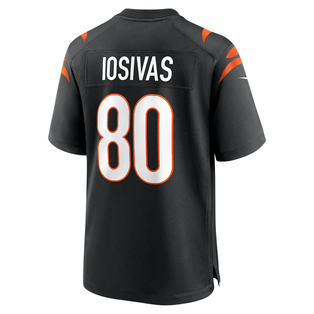 Zennovawear Andrei Iosivas Cincinnati Bengals Team Game Jersey - Black