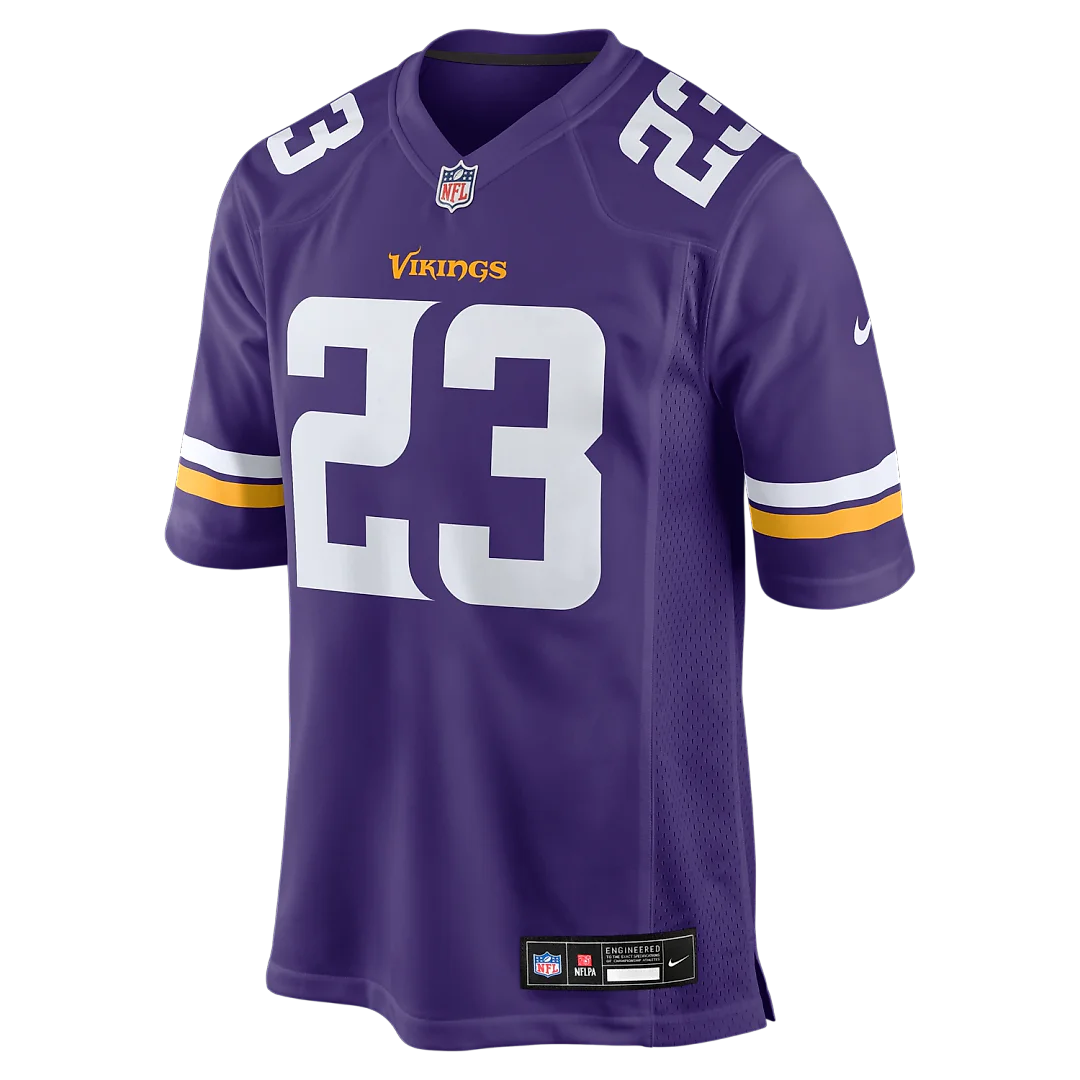 Zennovawear Andrew Booth Jr. Minnesota Vikings Player Game Jersey - Purple