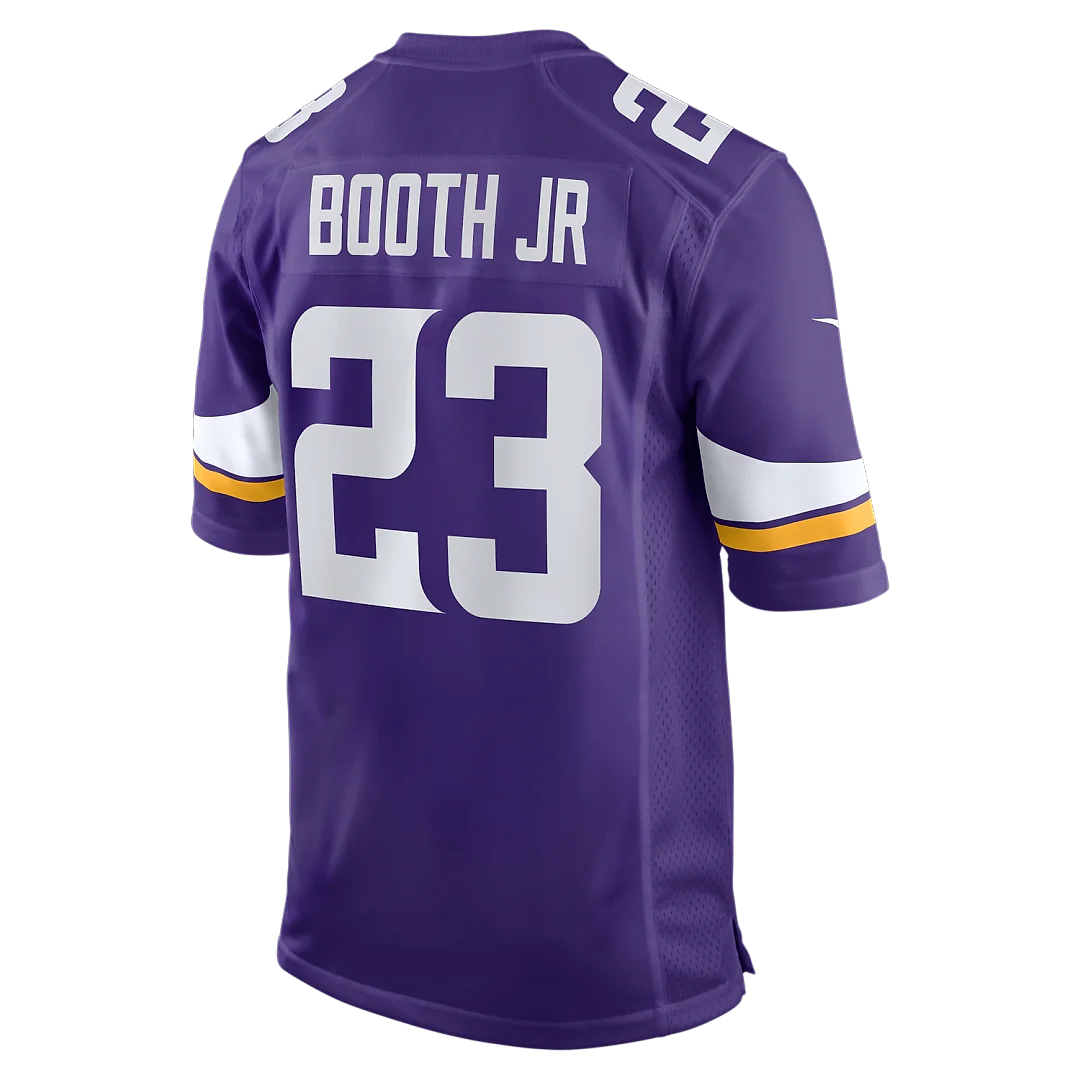 Zennovawear Andrew Booth Jr. Minnesota Vikings Player Game Jersey - Purple