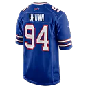 Zennovawear Andrew Brown Buffalo Bills Game Jersey - Royal