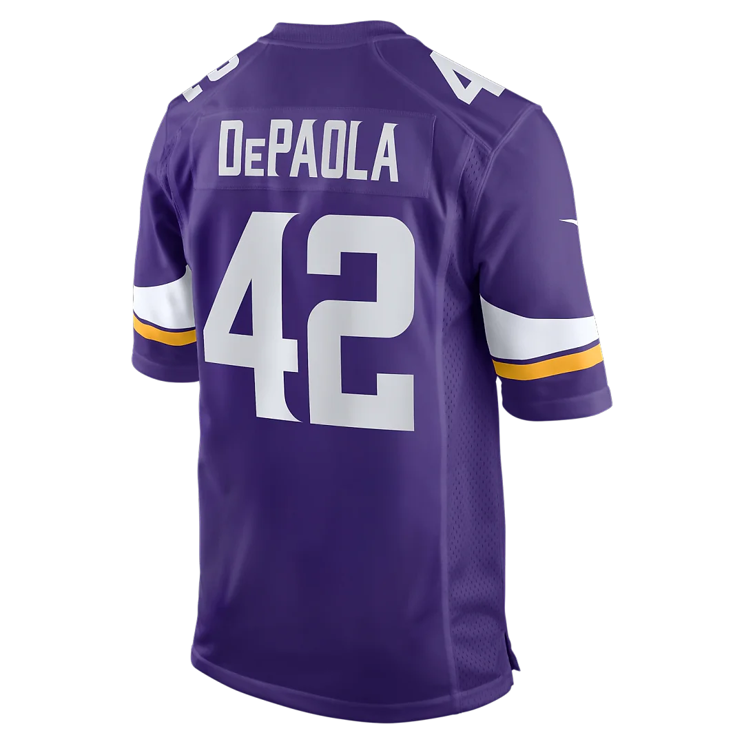 Zennovawear Andrew DePaola Minnesota Vikings Game Jersey - Purple