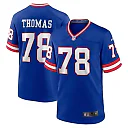 Zennovawear Andrew Thomas New York Giants Alternate Game Jersey - Royal