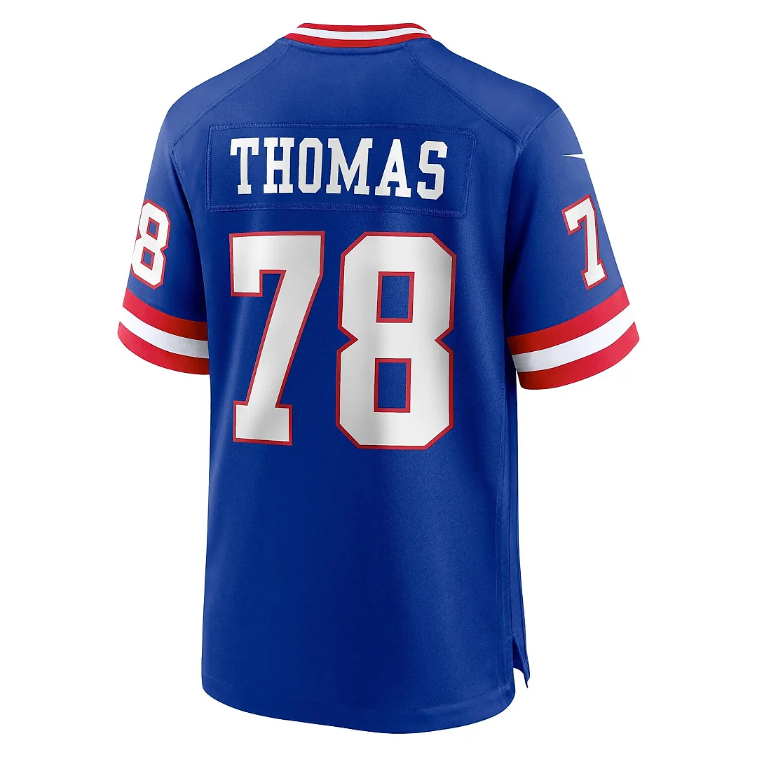 Zennovawear Andrew Thomas New York Giants Alternate Game Jersey - Royal
