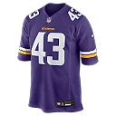 Zennovawear Andrew Van Ginkel Minnesota Vikings Team Game Jersey - Purple