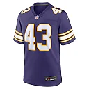 Zennovawear Andrew Van Ginkel Minnesota Vikings Alternate Game Jersey - Purple