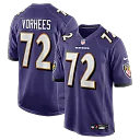 Zennovawear Andrew Vorhees Baltimore Ravens Team Game Jersey - Purple