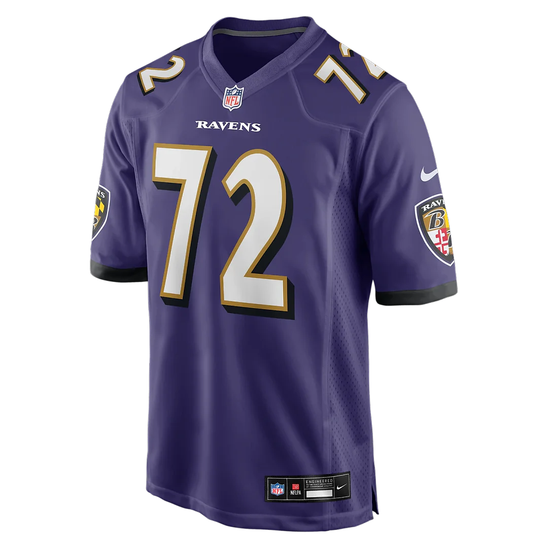 Zennovawear Andrew Vorhees Baltimore Ravens Team Game Jersey - Purple