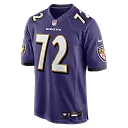 Zennovawear Andrew Vorhees Baltimore Ravens Team Game Jersey - Purple