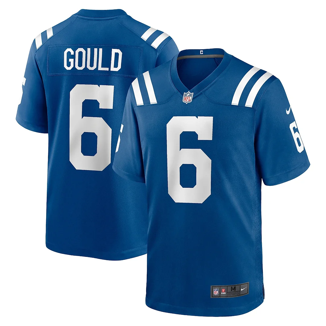Zennovawear Anthony Gould Indianapolis Colts Game Jersey - Royal