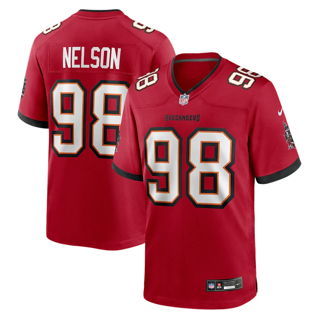 Zennovawear Anthony Nelson Tampa Bay Buccaneers Game Jersey - Red