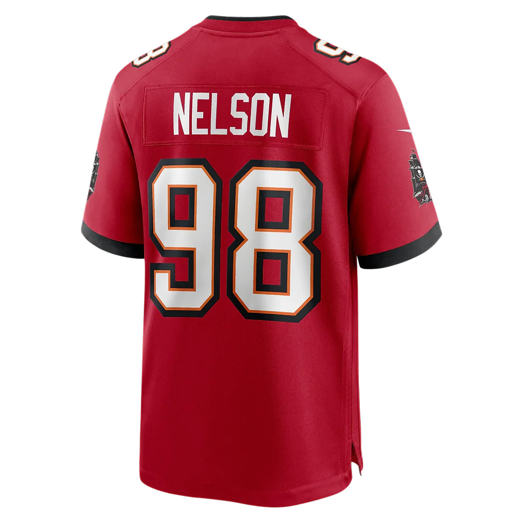 Zennovawear Anthony Nelson Tampa Bay Buccaneers Game Jersey - Red