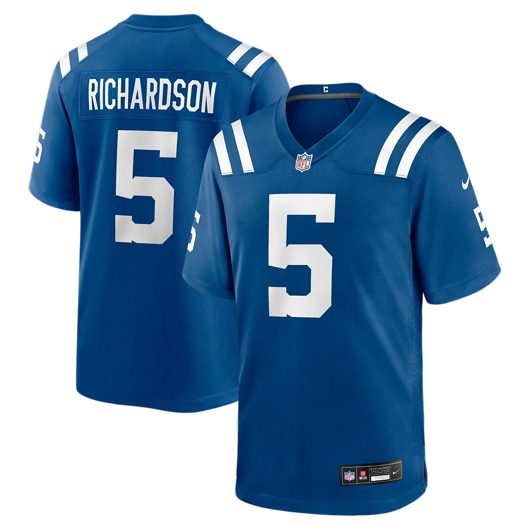 Zennovawear Anthony Richardson Indianapolis Colts Game Jersey - Royal
