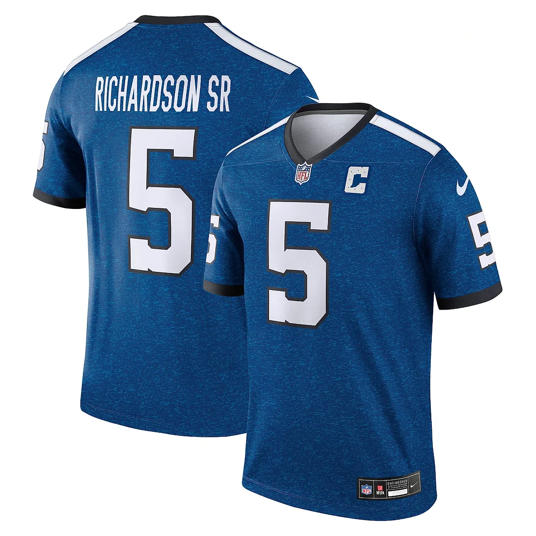 Zennovawear Anthony Richardson Sr. Indianapolis Colts Legend Player Performance Top - Royal