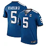 Zennovawear Anthony Richardson Sr. Indianapolis Colts Legend Player Performance Top - Royal