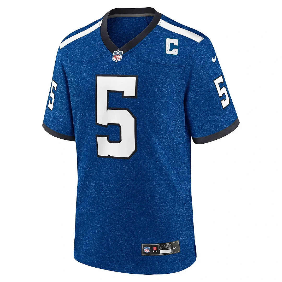 Zennovawear Anthony Richardson Sr. Indianapolis Colts Alternate Indiana Nights Game Jersey - Royal