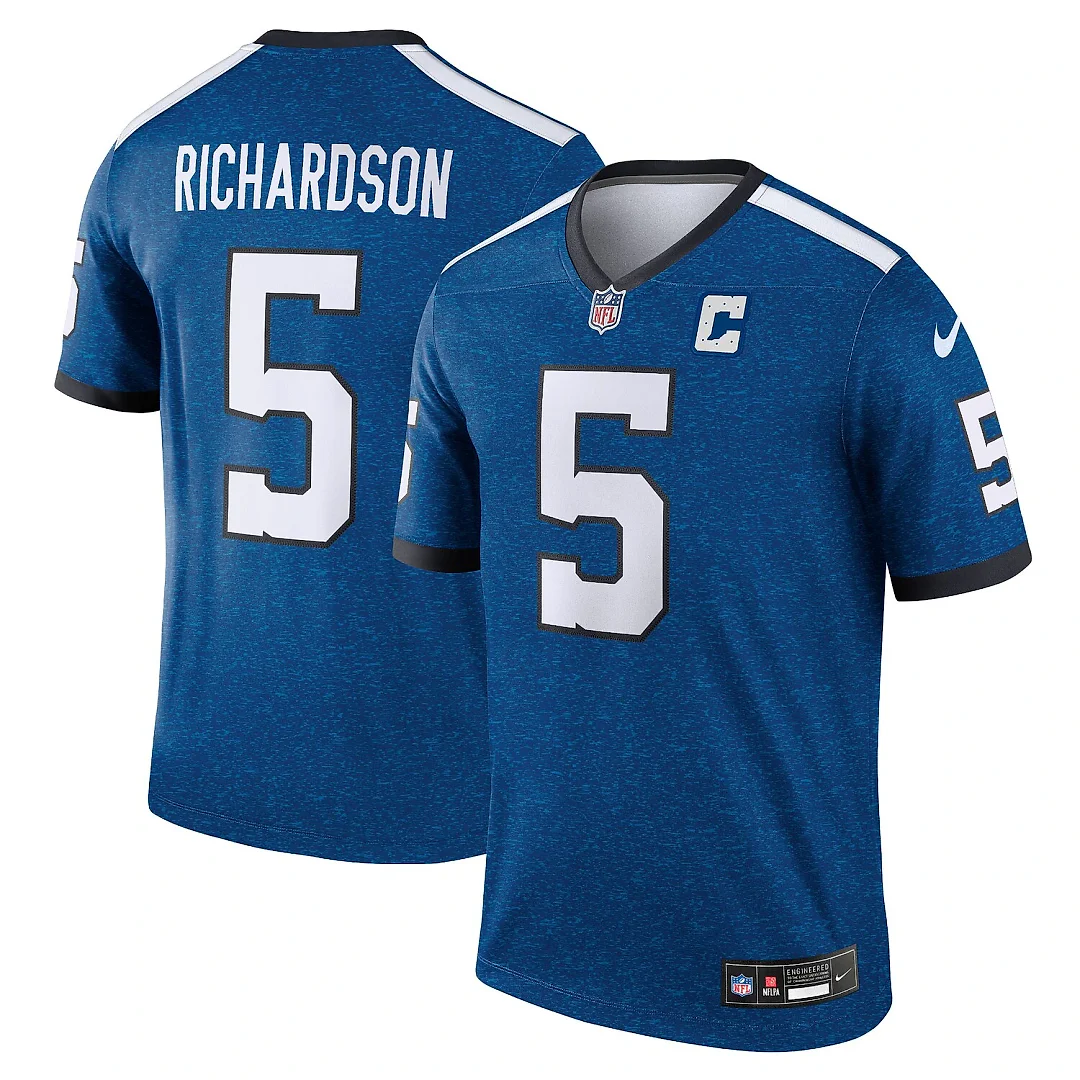 Zennovawear Anthony Richardson Sr. Indianapolis Colts Legend Player Performance Top - Royal