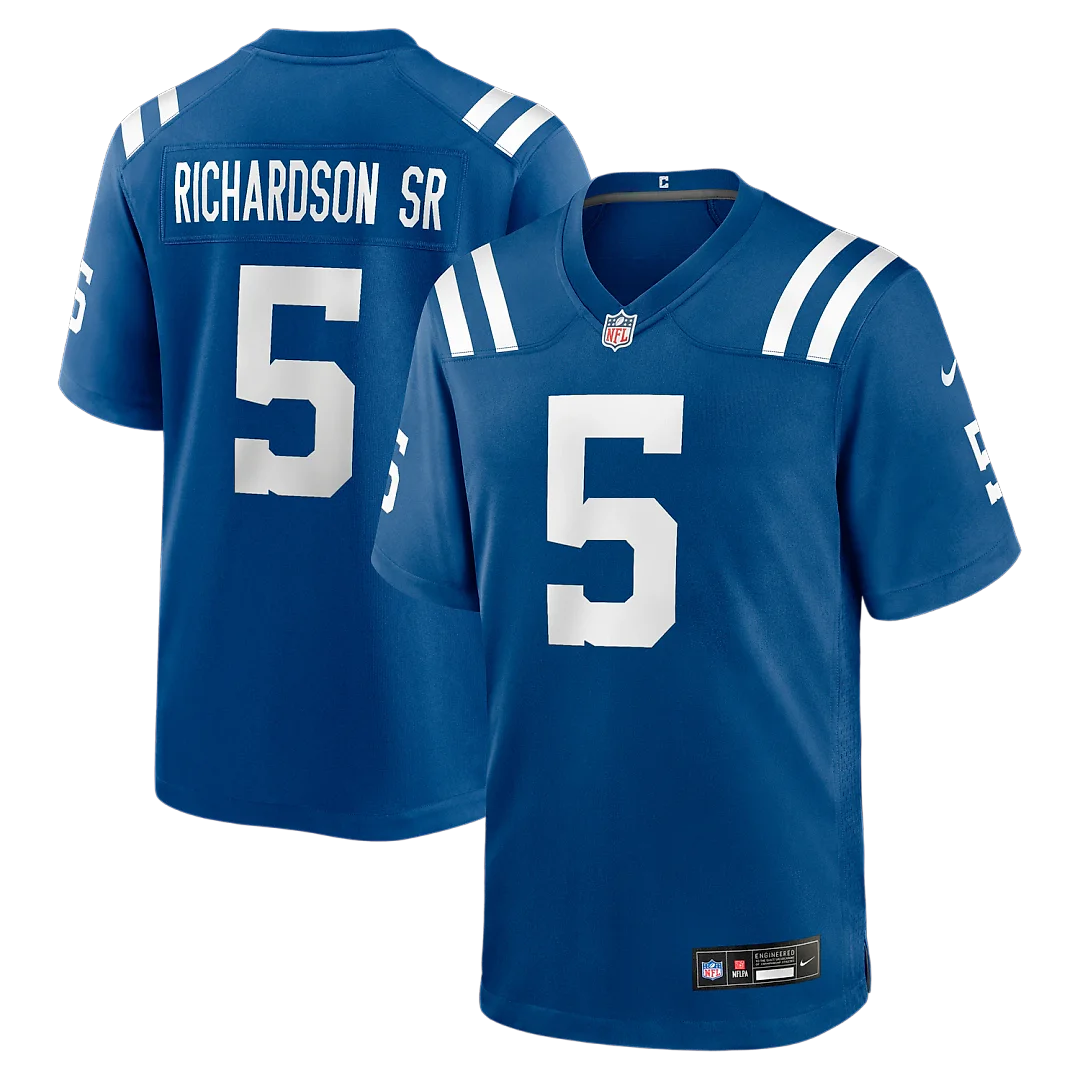 Zennovawear Anthony Richardson Sr. Indianapolis Colts Team Game Jersey - Royal
