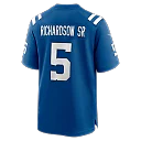 Zennovawear Anthony Richardson Sr. Indianapolis Colts Team Game Jersey - Royal