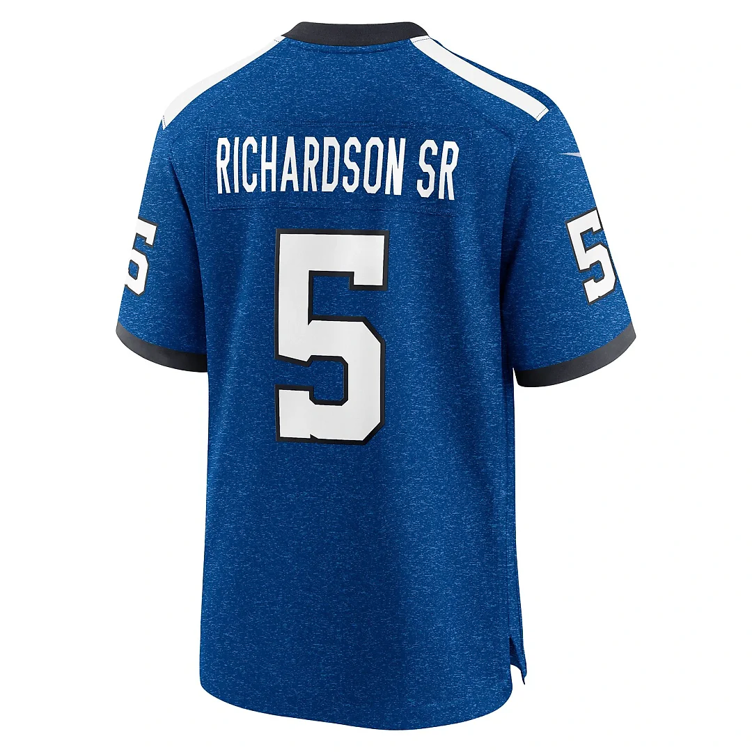 Zennovawear Anthony Richardson Sr. Indianapolis Colts Alternate Indiana Nights Game Jersey - Royal