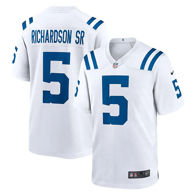 Zennovawear Anthony Richardson Sr. Indianapolis Colts Game Jersey - White