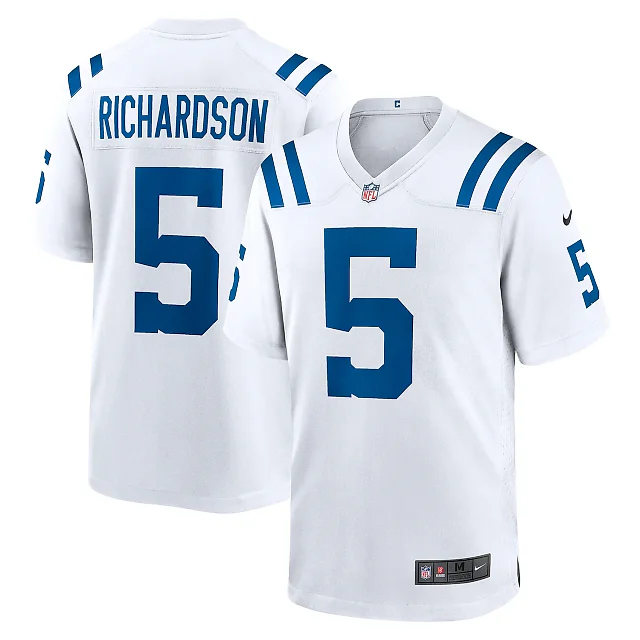 Zennovawear Anthony Richardson Indianapolis Colts Game Jersey - White