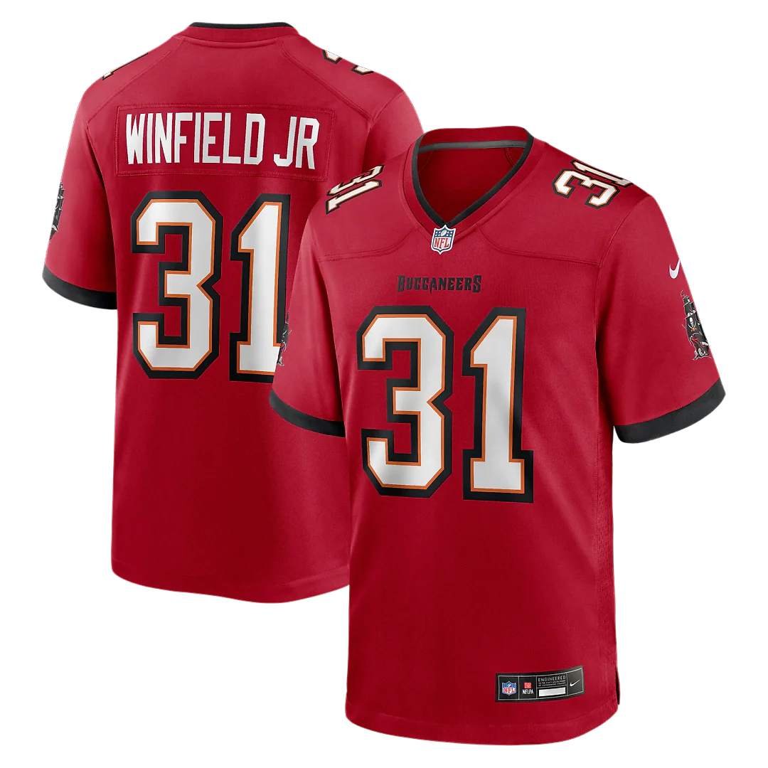 Zennovawear Antoine Winfield Jr. Tampa Bay Buccaneers Game Jersey - Red