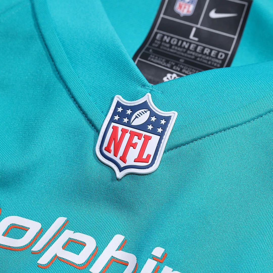 Zennovawear Miami Dolphins Custom Game Jersey - Aqua