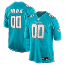 Zennovawear Miami Dolphins Custom Game Jersey - Aqua