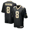 Zennovawear Archie Manning New Orleans Saints Game Retired Player Jersey - Black