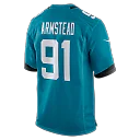 Zennovawear Arik Armstead Jacksonville Jaguars Team Game Jersey - Teal