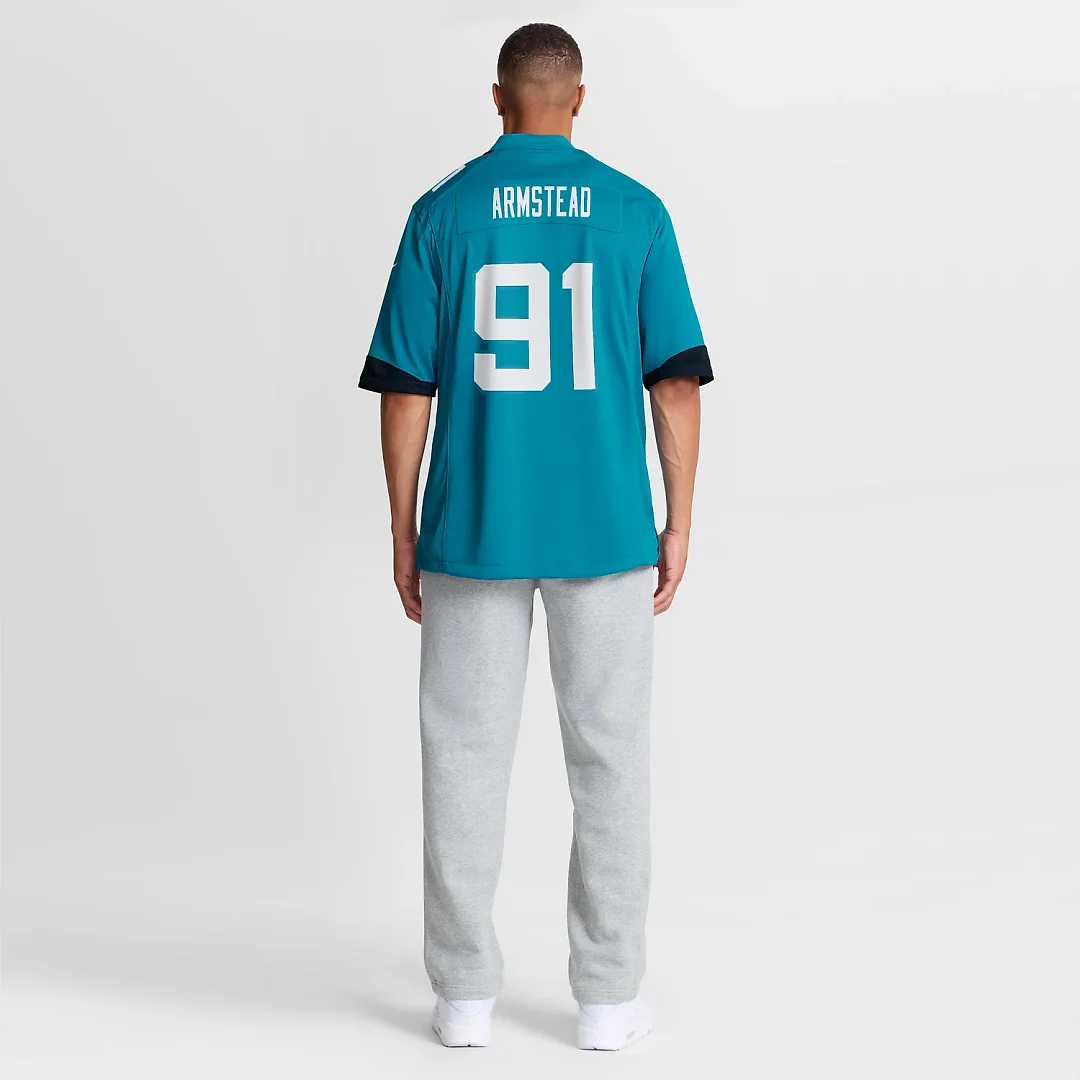 Zennovawear Arik Armstead Jacksonville Jaguars Team Game Jersey - Teal