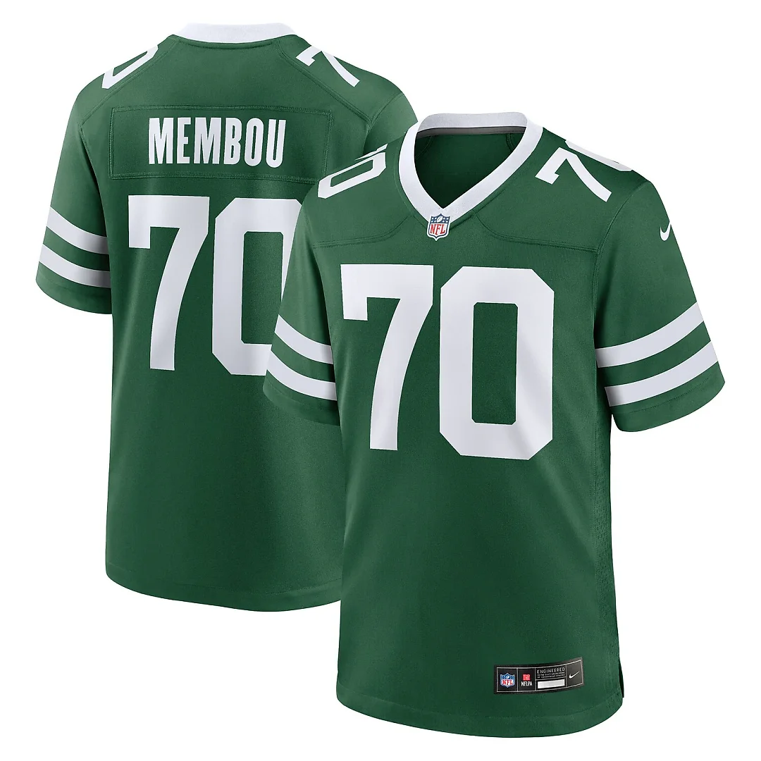 Zennovawear Armand Membou New York Jets Team Game Jersey - Green