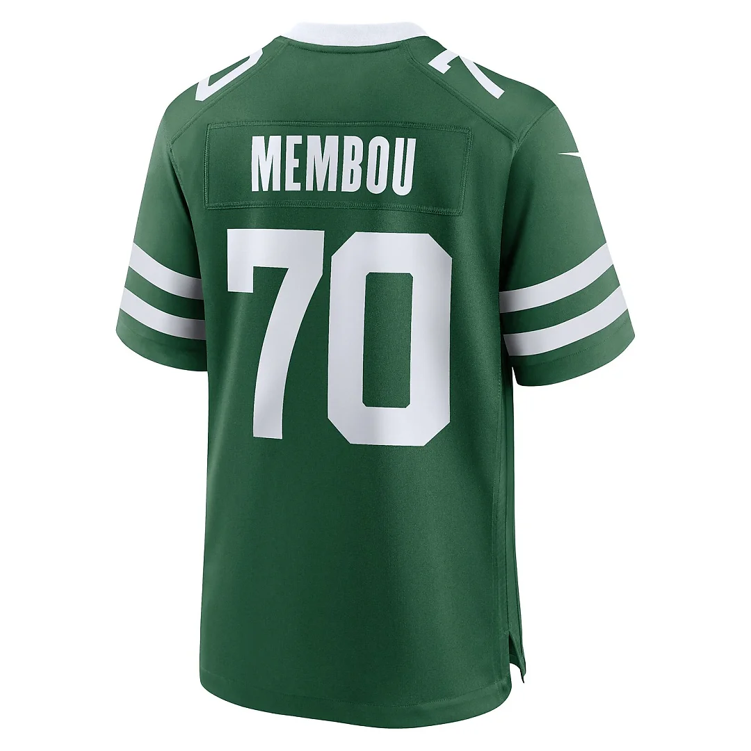 Zennovawear Armand Membou New York Jets Team Game Jersey - Green