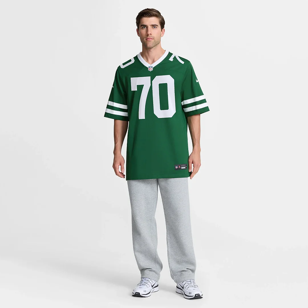 Zennovawear Armand Membou New York Jets Team Game Jersey - Green