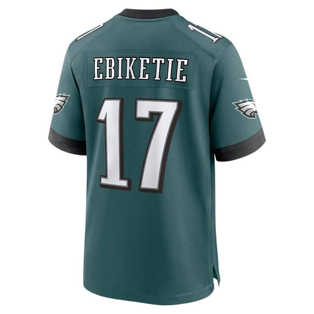 Zennovawear Arnold Ebiketie Philadelphia Eagles Team Game Jersey - Midnight Green