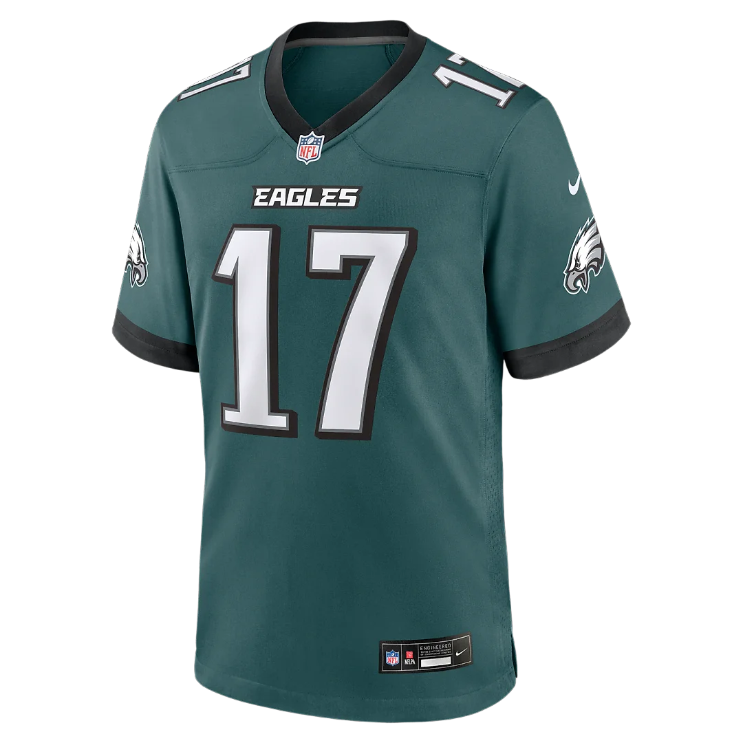 Zennovawear Arnold Ebiketie Philadelphia Eagles Team Game Jersey - Midnight Green