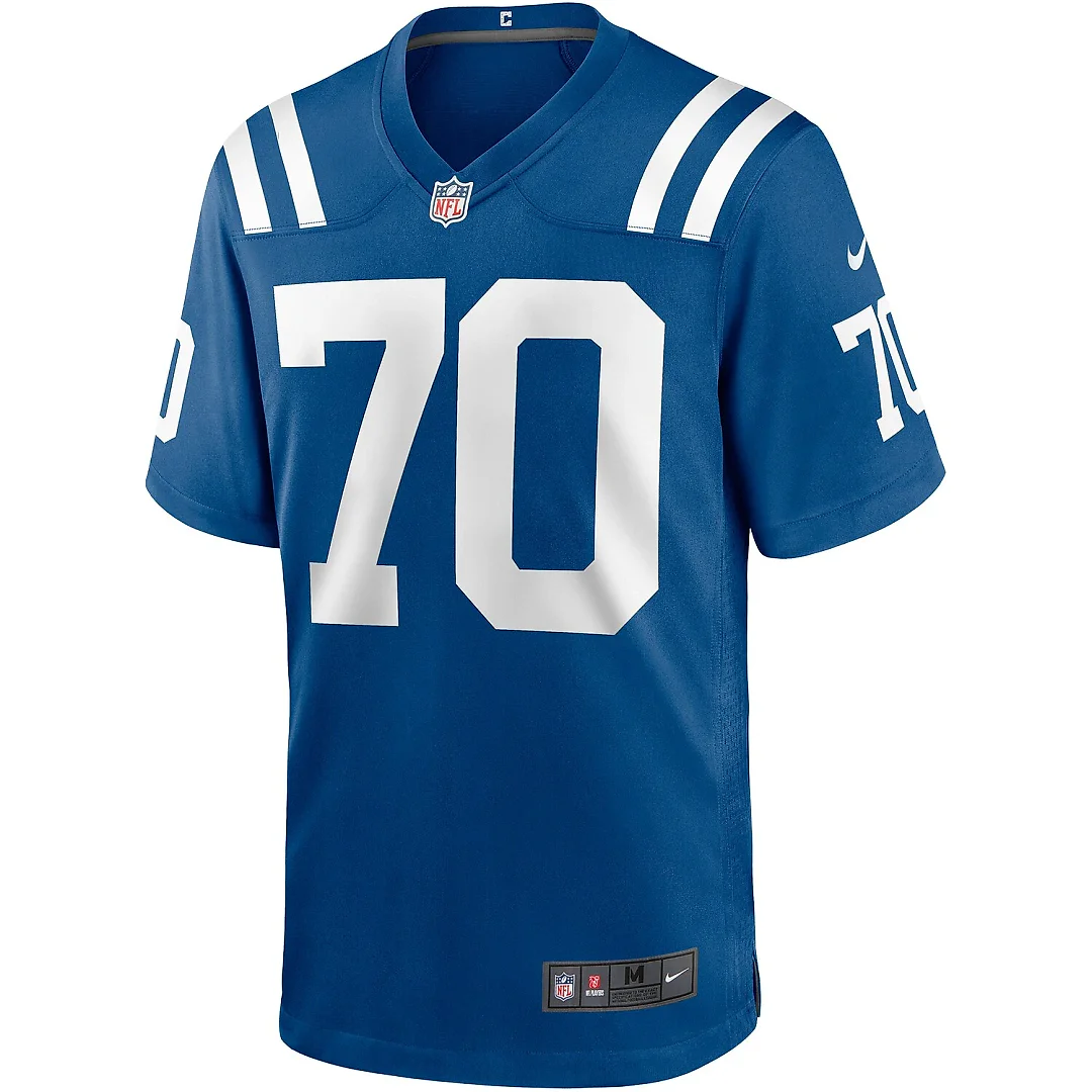 Zennovawear Art Donovan Indianapolis Colts Game Retired Player Jersey - Royal