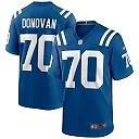 Zennovawear Art Donovan Indianapolis Colts Game Retired Player Jersey - Royal