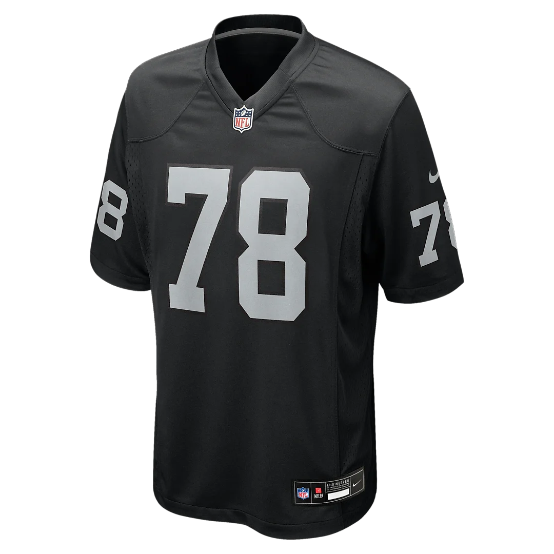 Zennovawear Art Shell Las Vegas Raiders Game Retired Player Jersey - Black