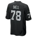 Zennovawear Art Shell Las Vegas Raiders Game Retired Player Jersey - Black