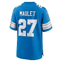 Zennovawear Arthur Maulet Detroit Lions Team Game Jersey - Blue