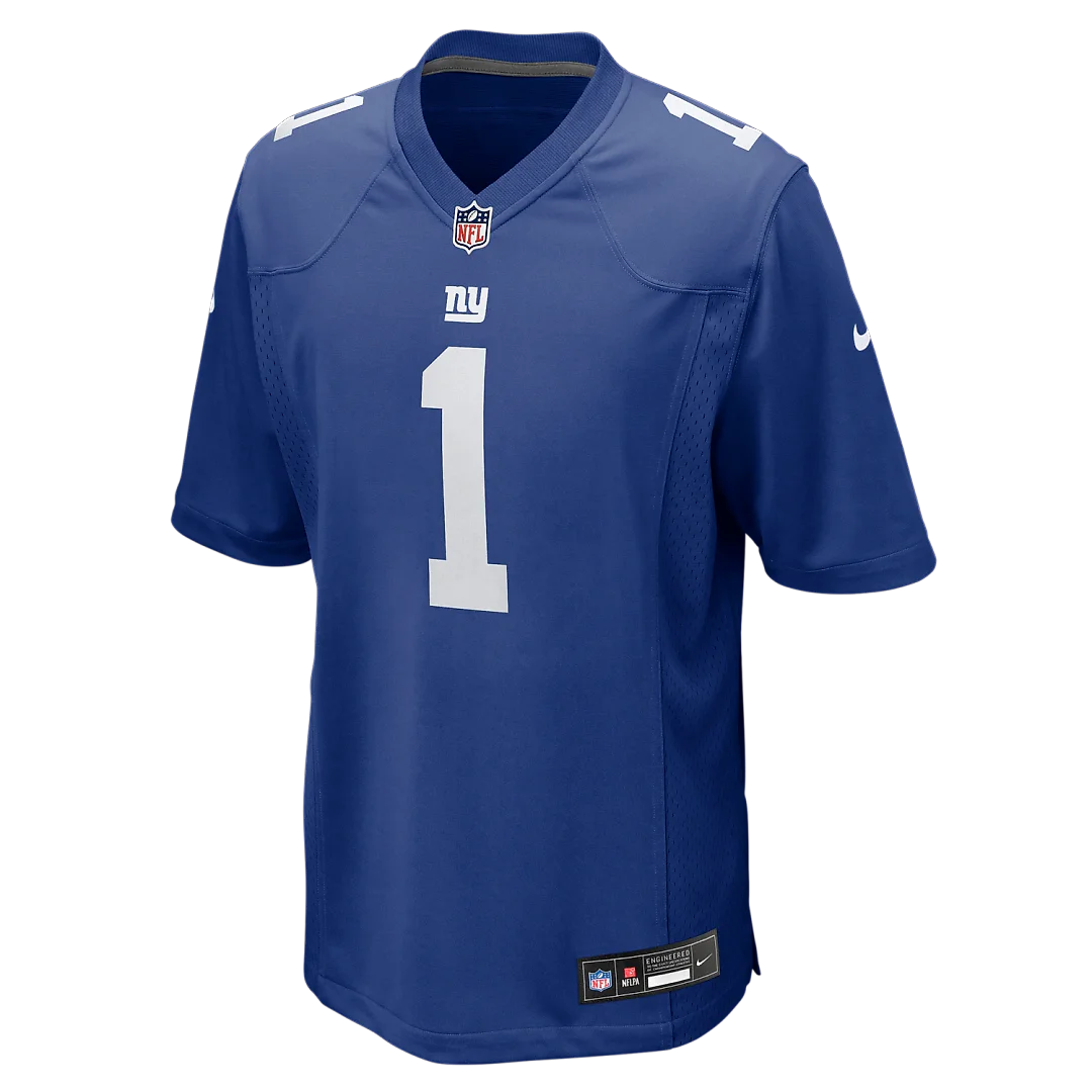 Zennovawear Arvell Reese New York Giants 2026 NFL Draft First Round Pick No. 5 Team Game Jersey - Royal