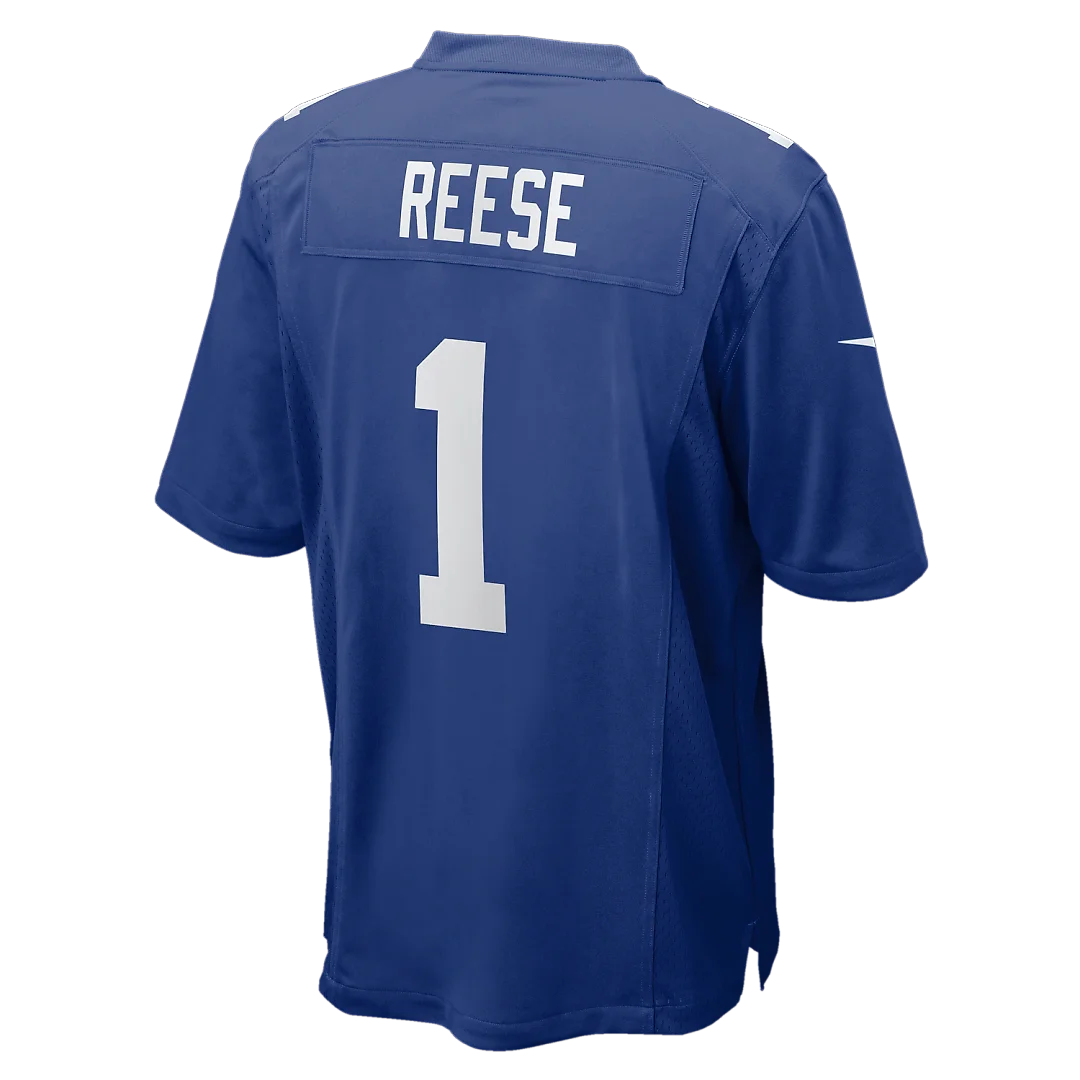 Zennovawear Arvell Reese New York Giants 2026 NFL Draft First Round Pick No. 5 Team Game Jersey - Royal