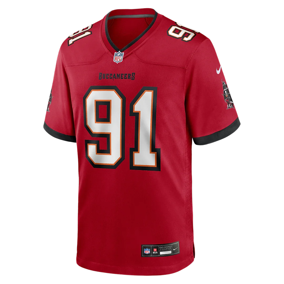 Zennovawear A'Shawn Robinson Tampa Bay Buccaneers Team Game Jersey - Red