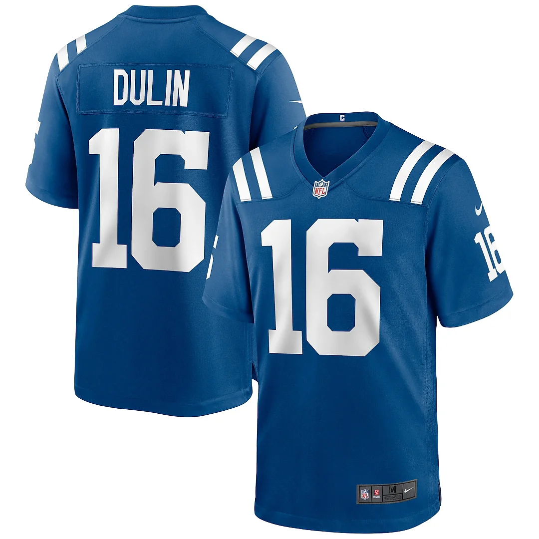 Zennovawear Ashton Dulin Indianapolis Colts Game Jersey - Royal